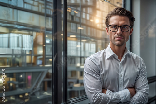 Wallpaper Mural  Uomo d'affari di 40 anni in un edificio d'ufficio Torontodigital.ca