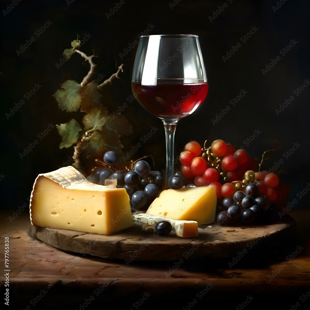 Stillleben von Käse und Wein. Hintergrund für das Design 2. Stillleben von Käse und Wein. Hintergrund für das Design 2.