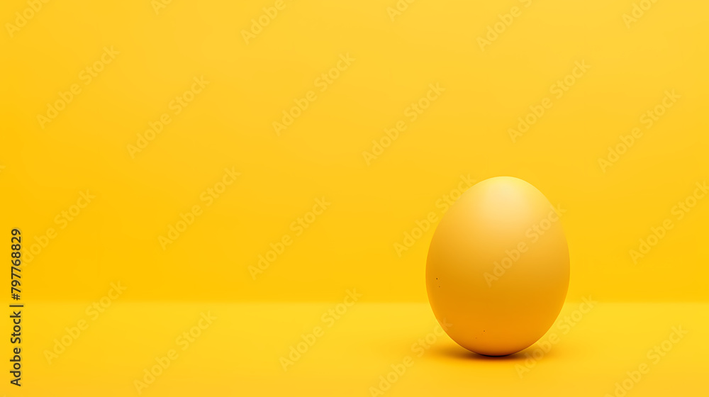 A yellow egg, smooth and round A yellow egg, smooth and round