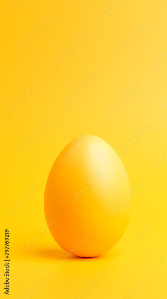 A yellow egg, smooth and round A yellow egg, smooth and round