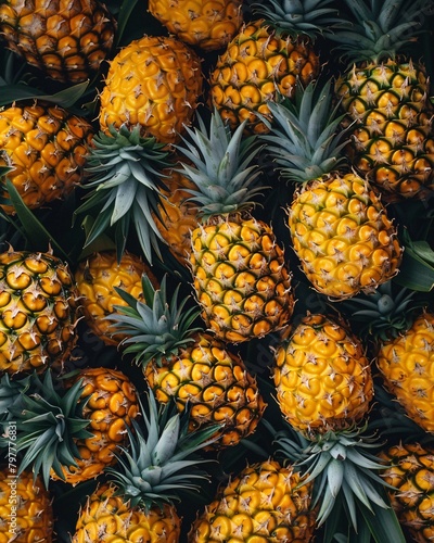 pineapples texture pattern background