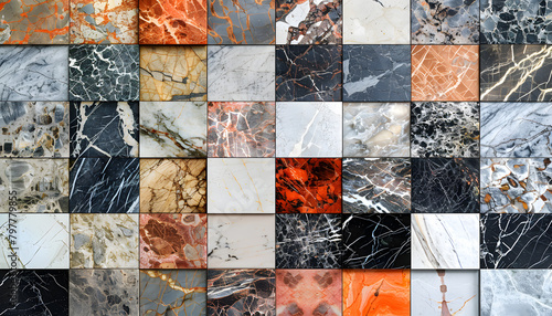 High-Resolution Marble Textures: Crisp and Detailed
