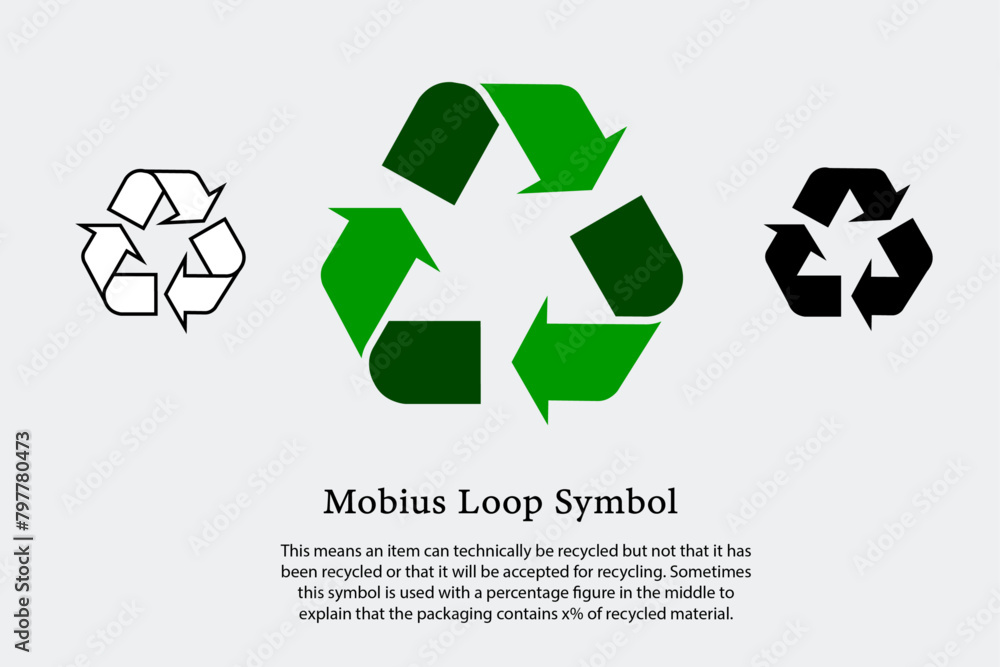 Obraz premium Mobius Loop Symbol