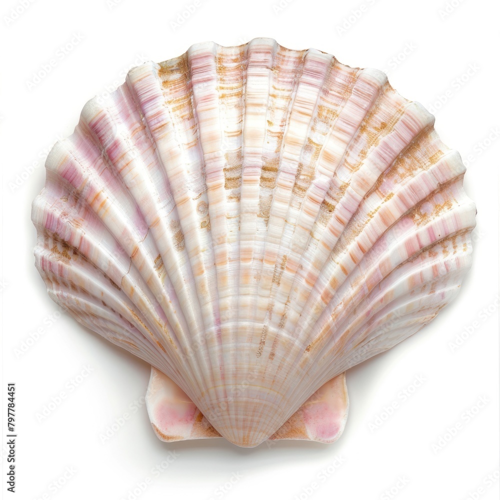 Obraz premium Sea shell seashell seafood clam.