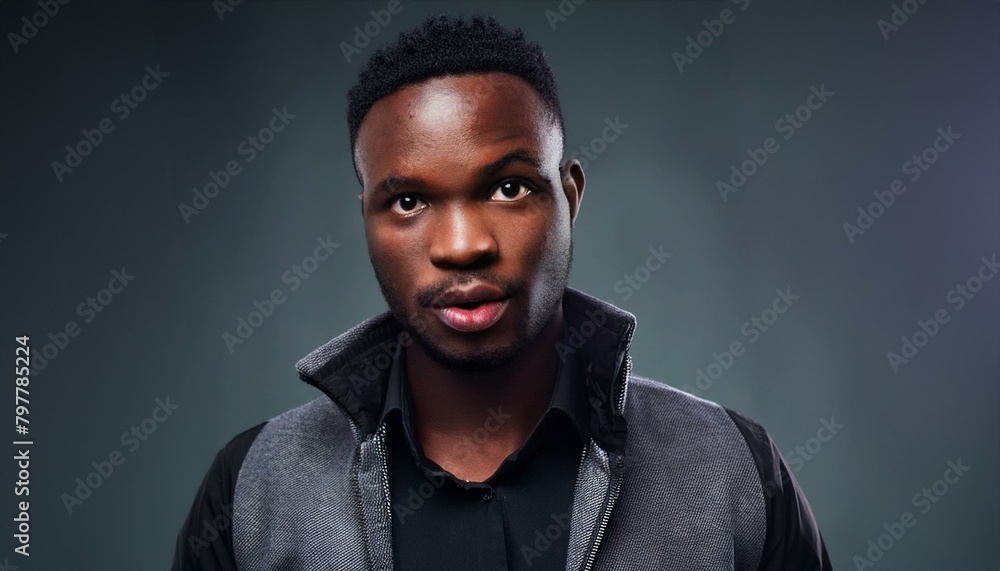 A stylish, fashion-forward portrait of a man with a trendy haircut and designer clothing, great for a fashion magazine. A stylish, fashion-forward portrait of a man with a trendy haircut and designer clothing, great for a fashion magazine.