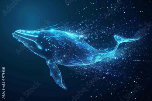 Images of stars resembling blue whales