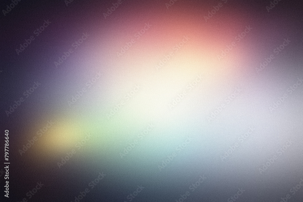Abstract colorful gradient background, grain noise effect, blur color background for use, trendy vintage brochure banner social or product media design