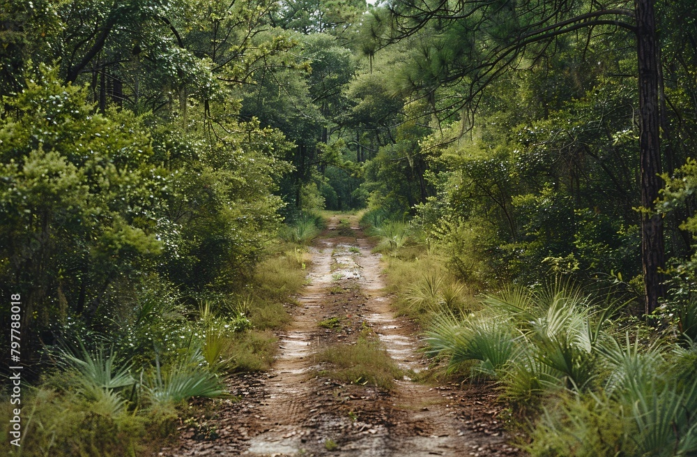 Fototapeta premium path in the woods