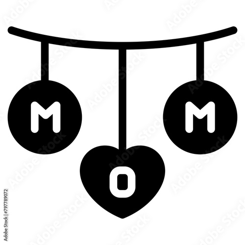 mother day decoration icon