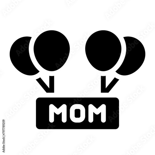 mother day decoration icon
