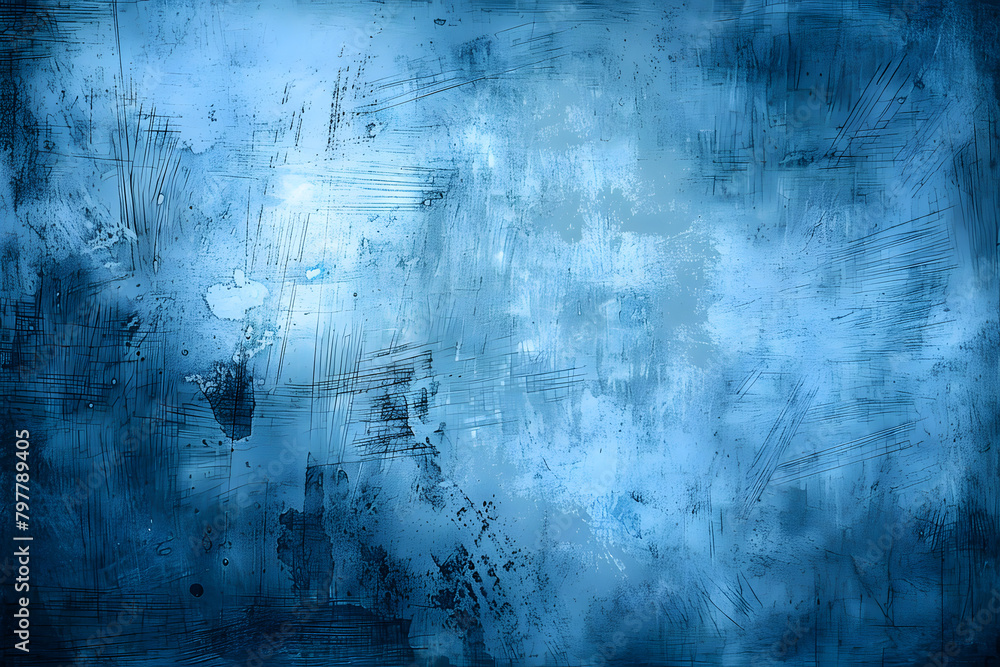 Fototapeta premium grunge blue background
