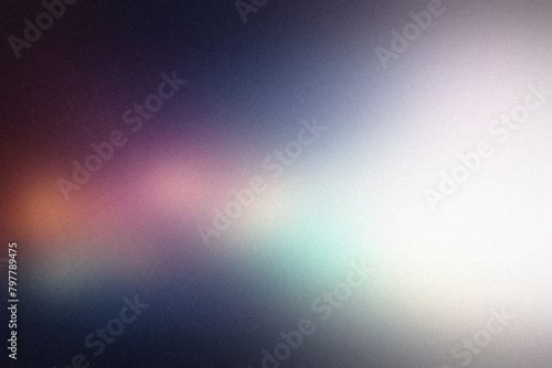 Abstract colorful gradient background, grain noise effect, blur color background for use, trendy vintage brochure banner social or product media design