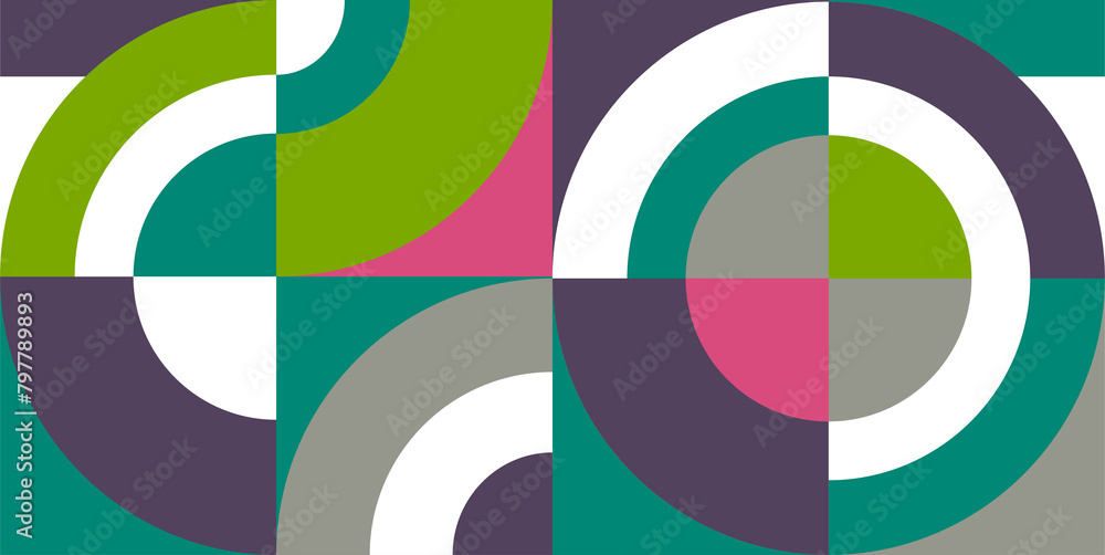 Abstract geometric background. Bauhaus, Memphis minimalist retro poster graphic illustration. Abstract geometric background. Bauhaus, Memphis minimalist retro poster graphic illustration.