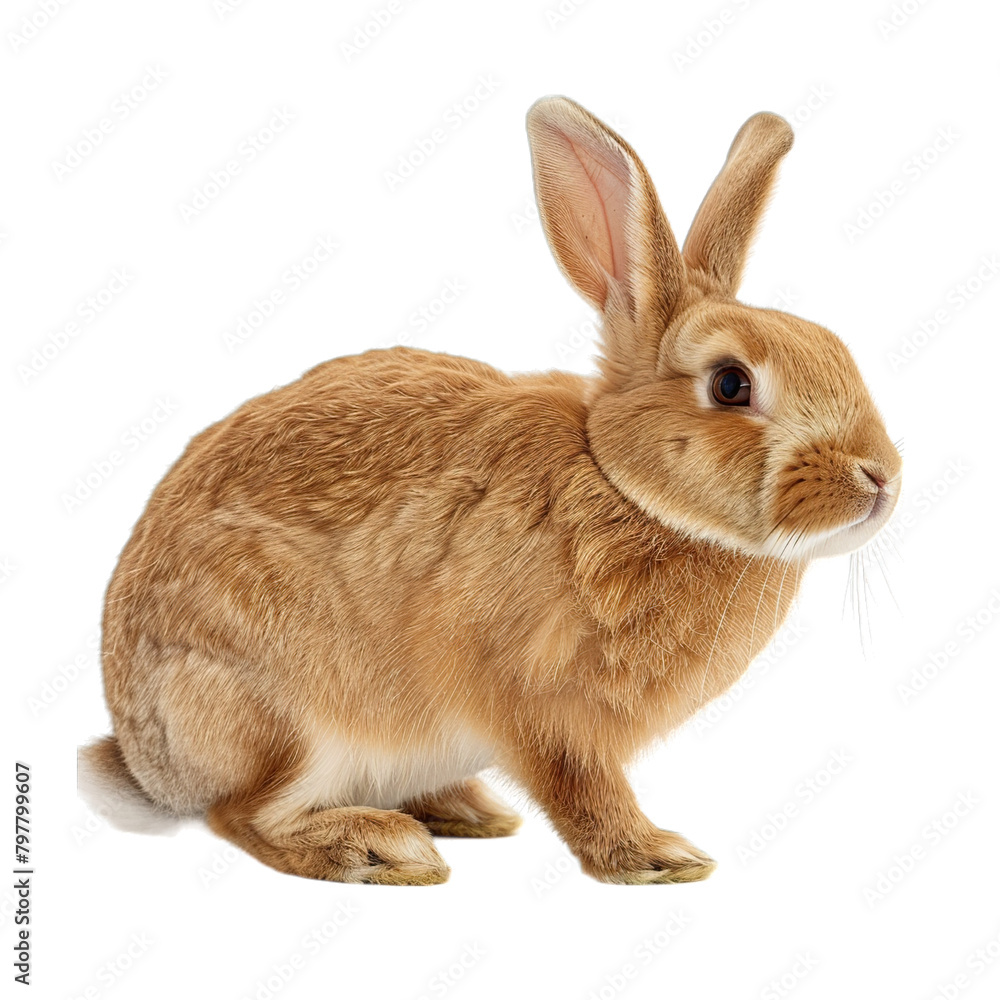 Obraz premium rabbit isolated on white background
