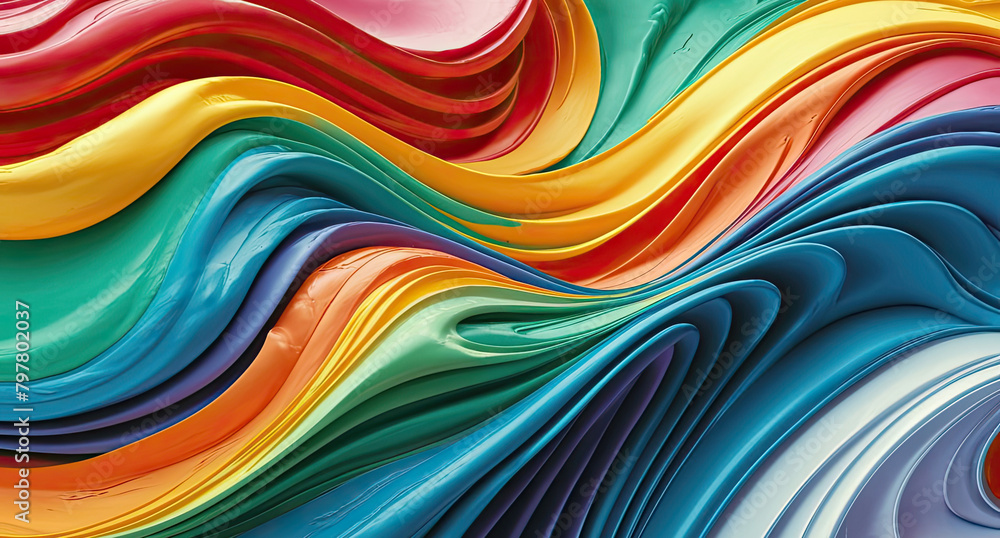 Abstract colorful background with swirls, Let the bold colors and dynamic waves and texture. Generative AI Abstract colorful background with swirls, Let the bold colors and dynamic waves and texture. Generative AI
