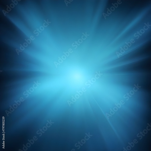 Abstract magic colorful light blue background. Abstract flowing wavy, smoke lines.