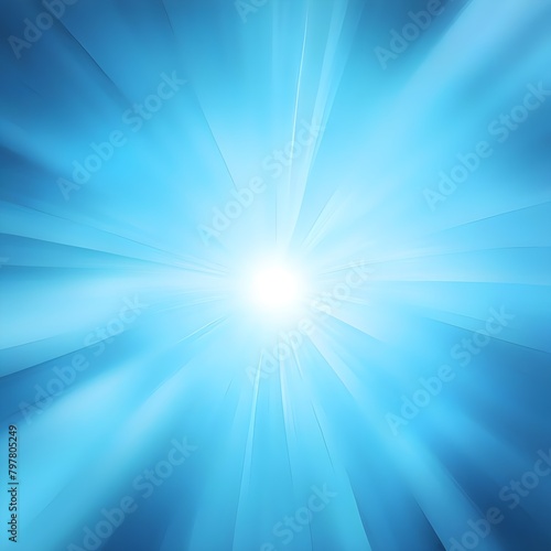 Abstract magic colorful light blue background. Abstract flowing wavy, smoke lines.