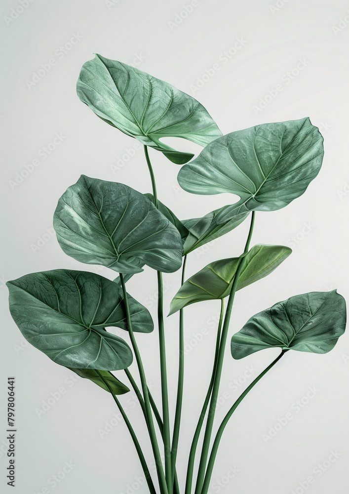 a plant with large leaves