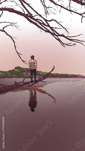 Lake Illustration photo