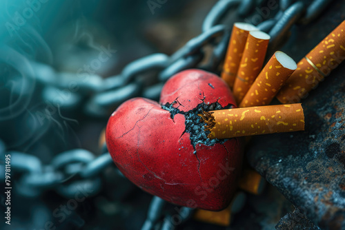 Heart Freedom Breaking Chains of Smoking for Healt photo
