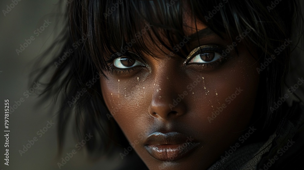Halfshadowed face, piercing look, soft background, personal portrait , DALL-E 2 Halfshadowed face, piercing look, soft background, personal portrait , DALL-E 2