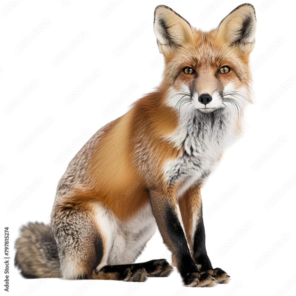 Fototapeta premium red fox vulpes