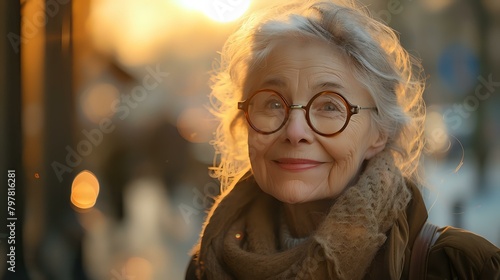 Elderly Friends Sharing Laughter and Love in a Cozy Cafe Setting