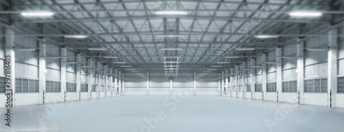 interior of a modern building and store 