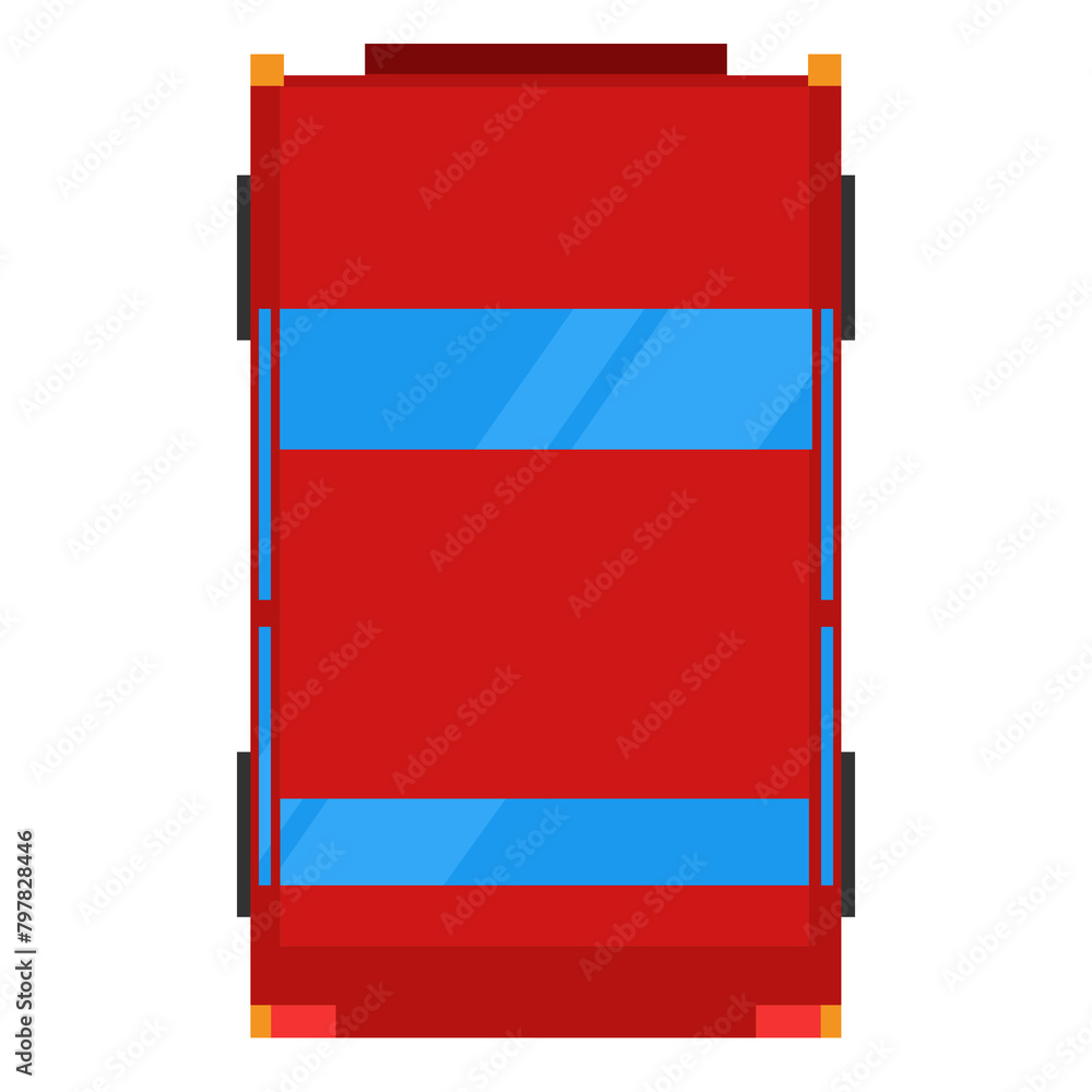 auto z góry, prosta grafika auto z góry, prosta grafika