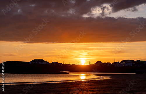 Sunset at Trearddur Bay isle of Anglesey