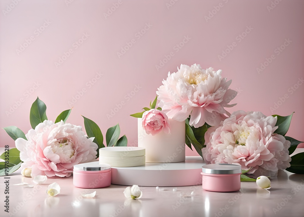 bouquet of pink flower background