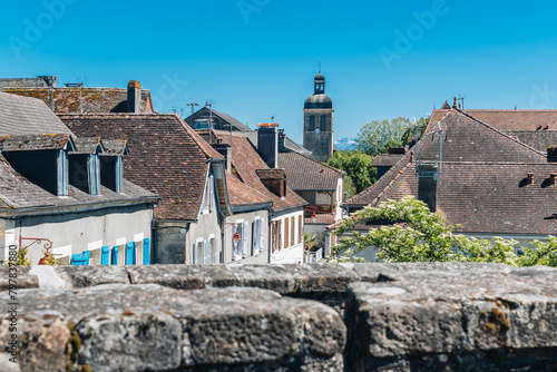Photo de Navarrenx dans les Pyrénées-Atlantiques. Village labellisé Les Plus Beaux Villages de France.