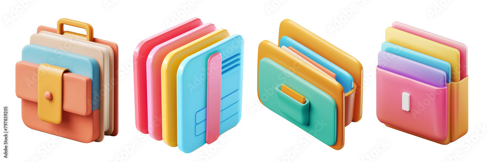 PNG Court Document Folder 3d icons and objects collection, in cartoon style minimal on transparent, white background, isolate PNG Court Document Folder 3d icons and objects collection, in cartoon style minimal on transparent, white background, isolate