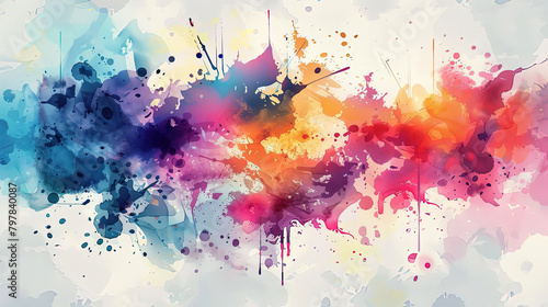 Abstract watercolor background © Camalia MN