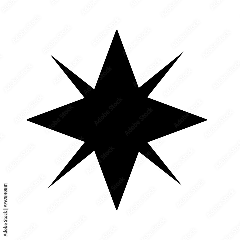 Obraz premium twinkling star icon