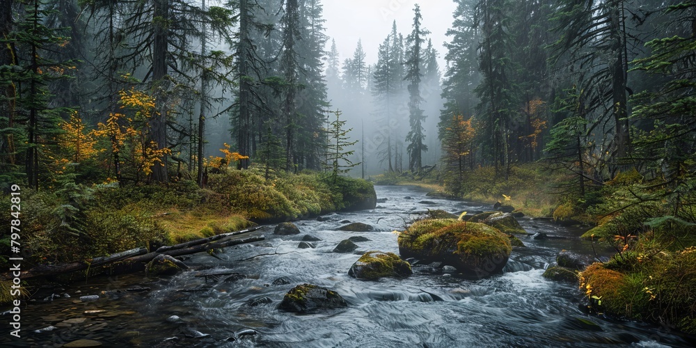 Breathtaking mountains landscape of Alaska Breathtaking mountains landscape of Alaska