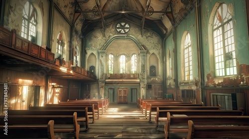 Old Style Church interior 