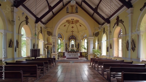 Old Style Church interior 