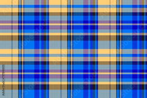 Background vector fabric of textile tartan plaid with a texture seamless check pattern.
