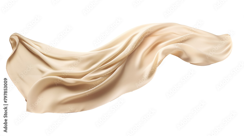 color silk isolated on white color silk isolated on white