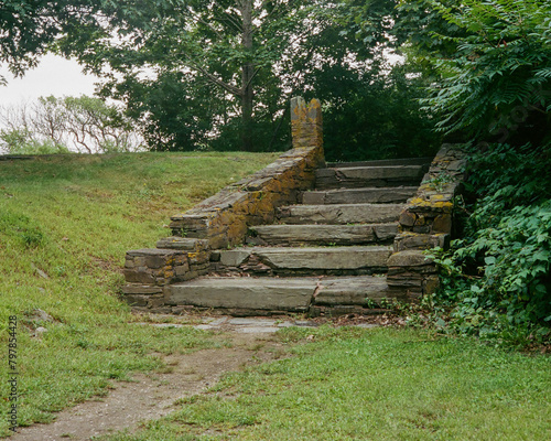 Stairway at Two Lights State Park