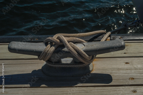 Tie-down on Dock