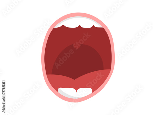 PNG, Smile with teeth, tongue sticking out, surprised. Funny cartoon mouths set with different expressions. Various open mouth options with lips, tongue and teeth. Cartoon vector illustration
