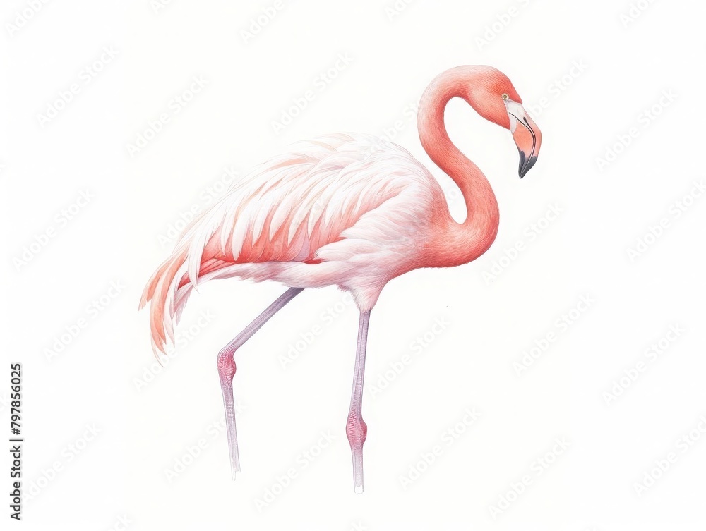 Fototapeta premium Flamingo, pink flamingo