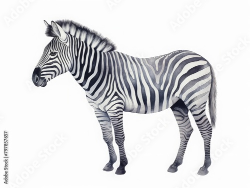 Zebra, patterned zebra