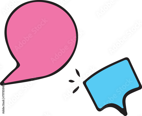 bubble icon set