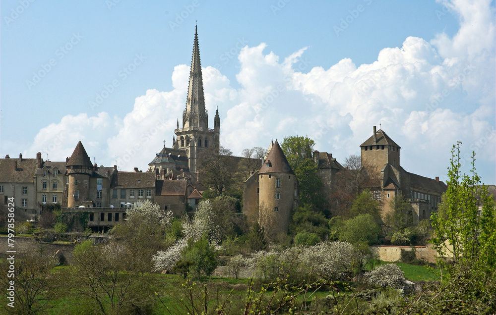 Fototapeta premium Cathédrale, Autun, 71, Saône et Loire; France