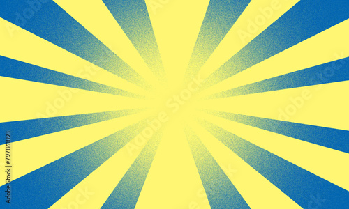 Wallpaper Mural Blue and yellow speed lines for zooming in the object aspect ratio 5:3 vintage background Torontodigital.ca