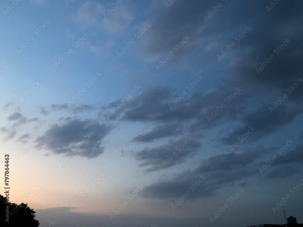 Obraz premium sunset in the clouds