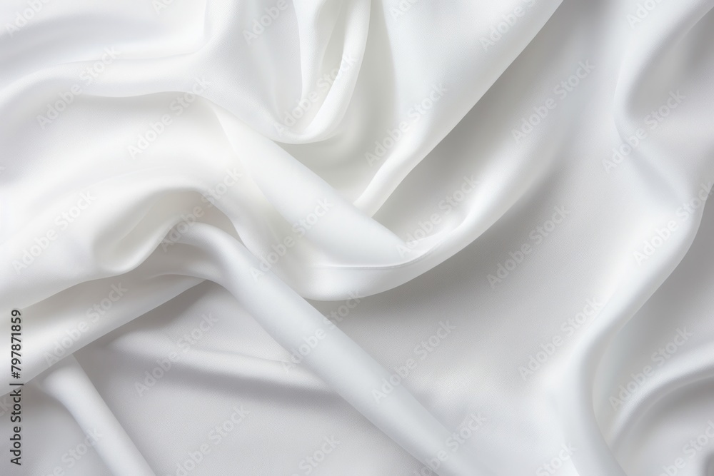Obraz premium White fabric texture backgrounds silk simplicity.
